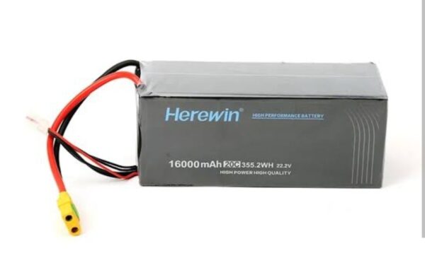 Herewin 22.2V 16000mAh 25C 6S Lithium Polymer Battery Pack